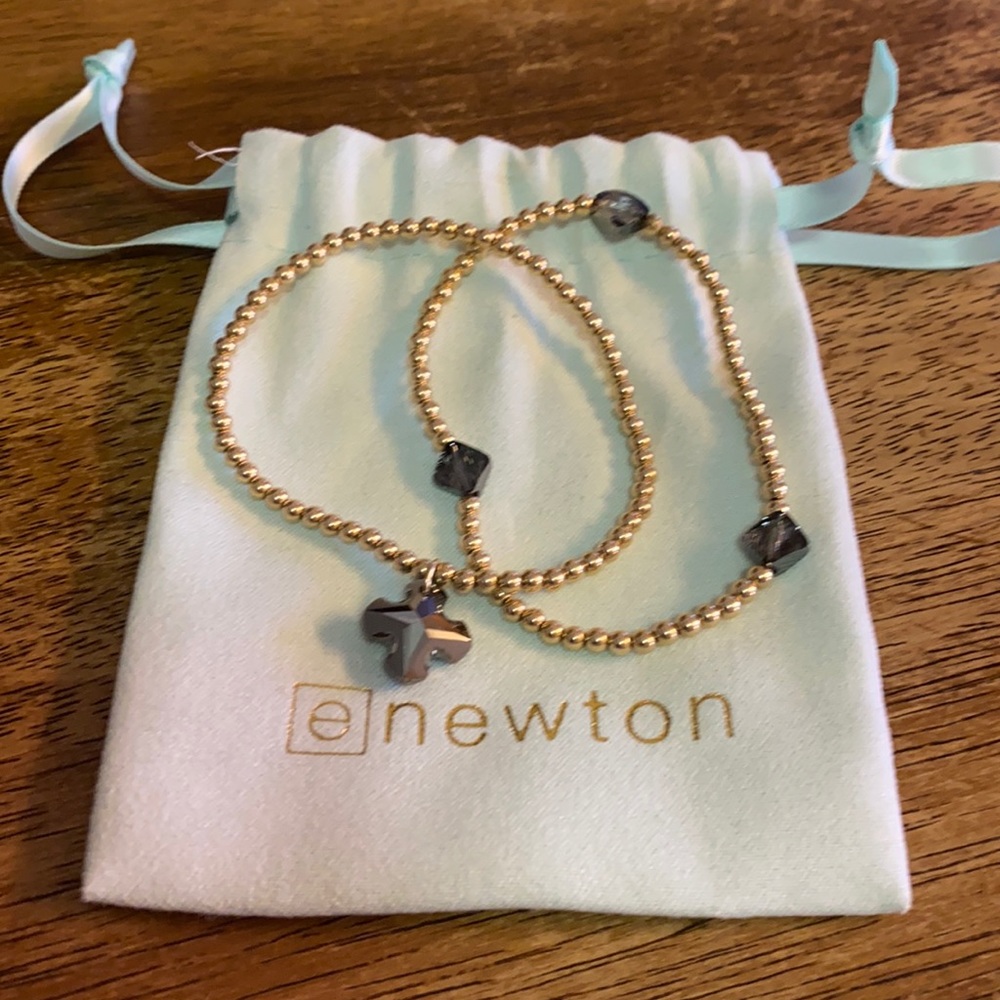 EUC E Newton gold plated stretch Bracelets SALE